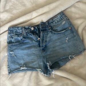 Denim Distressed Women Shorts